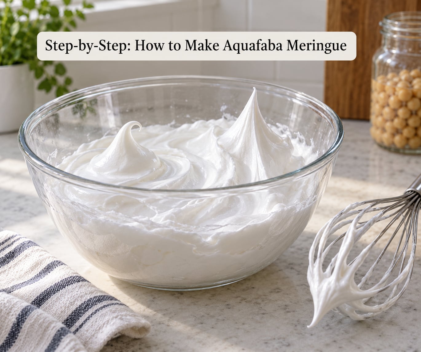 Step-by-Step: How to Make Aquafaba Meringue