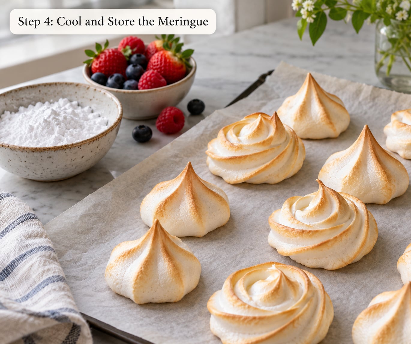Step 4: Cool and Store the Meringue