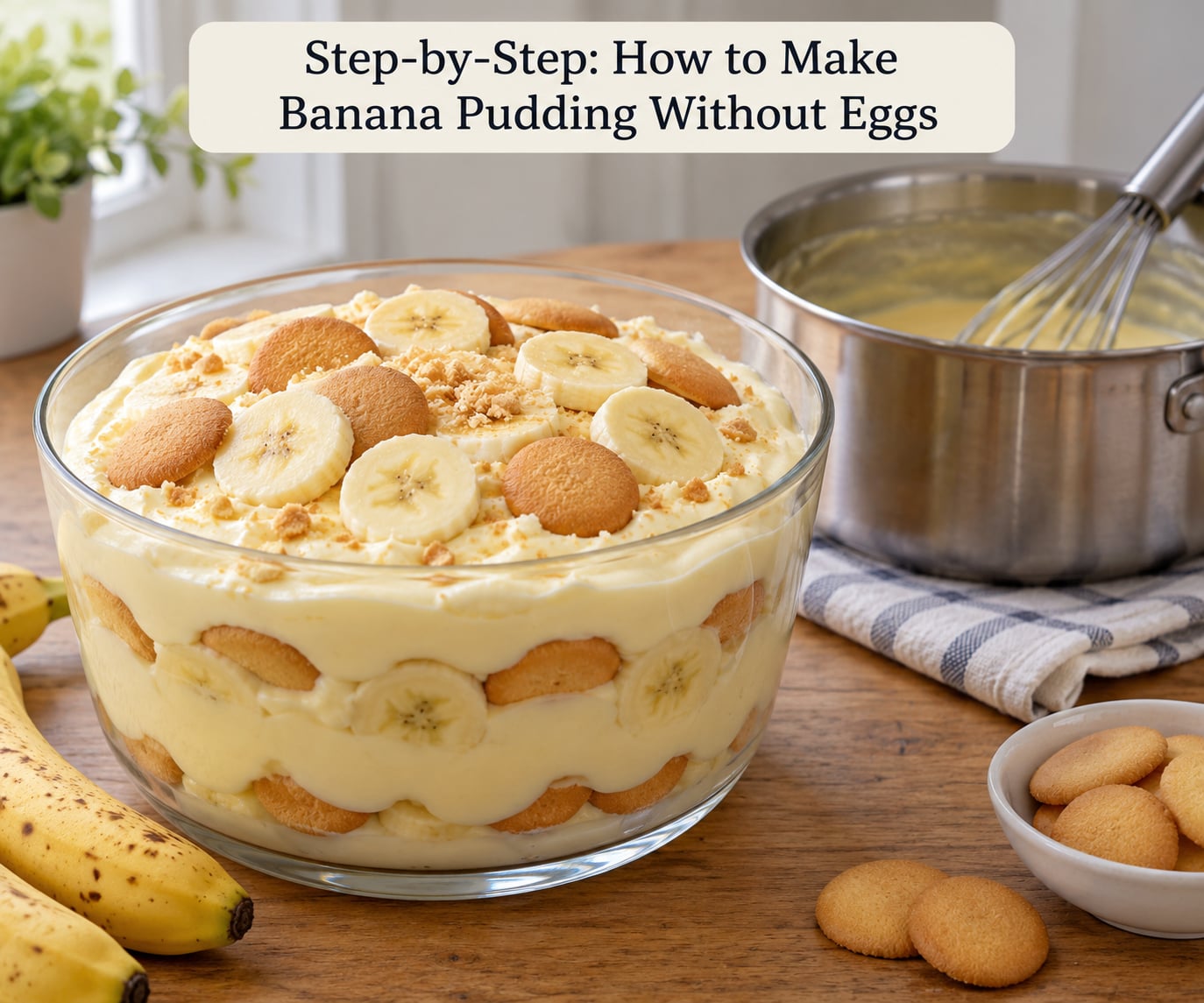 Step-by-Step: How to Make Banana Pudding Without Eggs