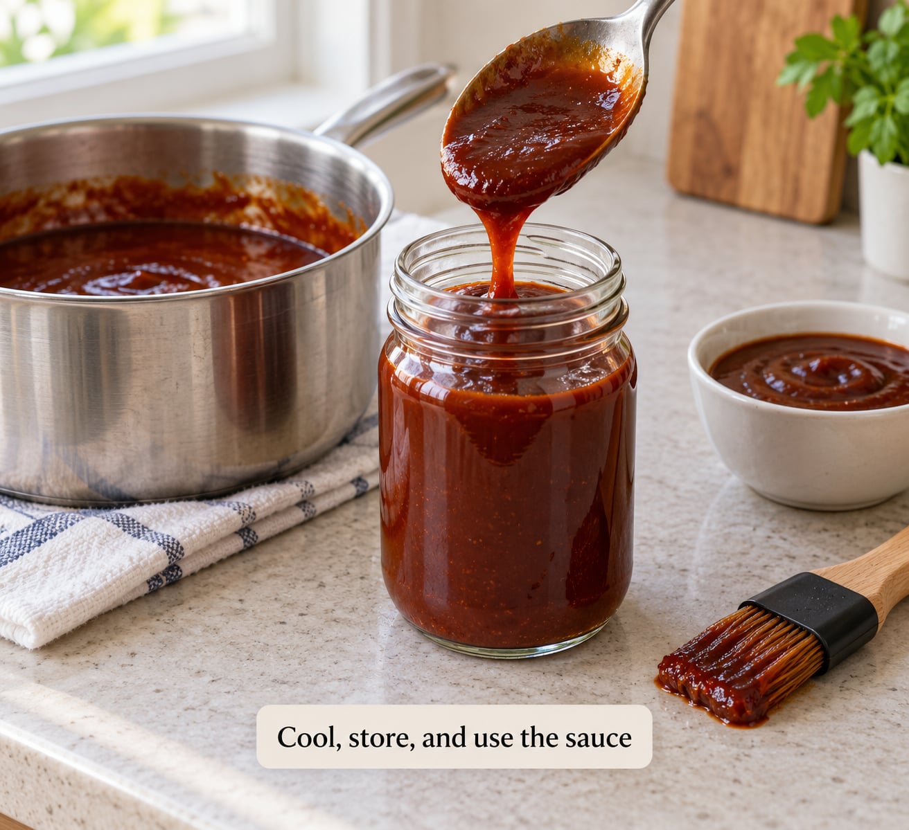 Cool, store, and use the sauce