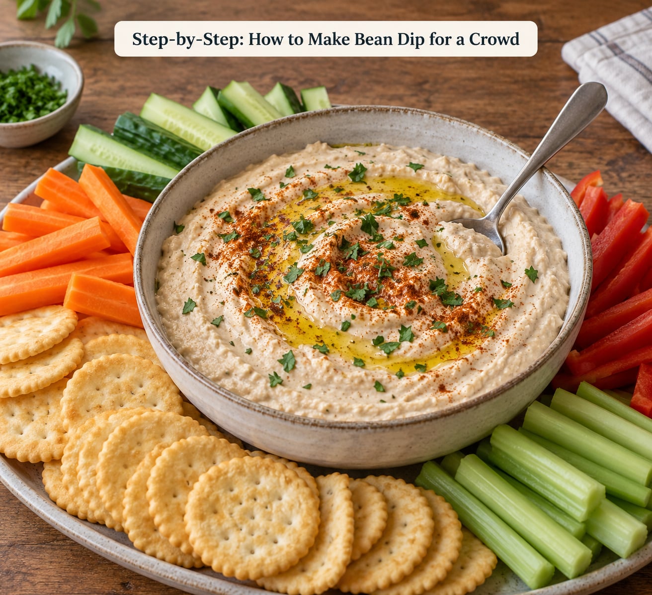 Step-by-Step: How to Make Bean Dip for a Crowd