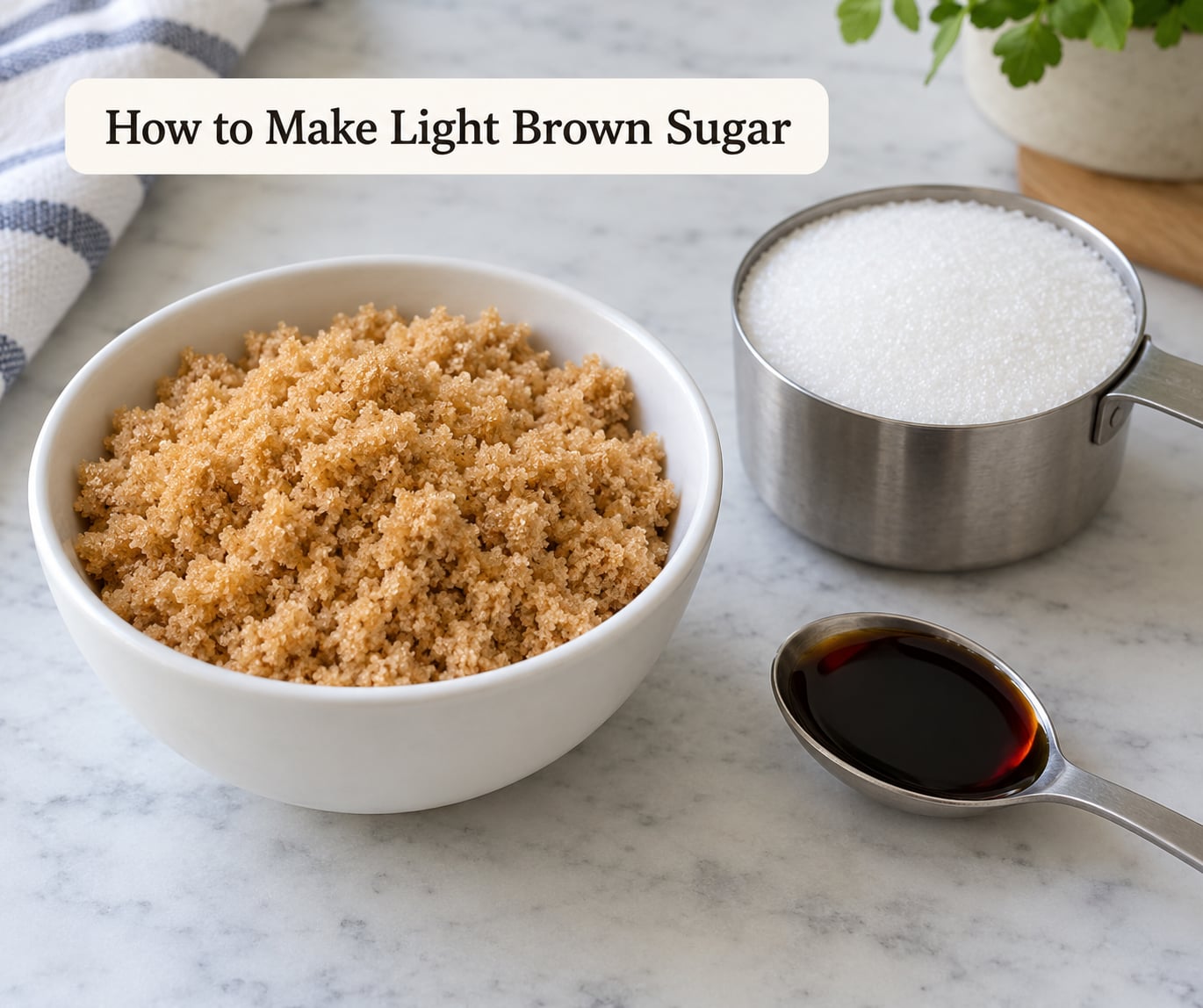 How to Make Light Brown Sugar