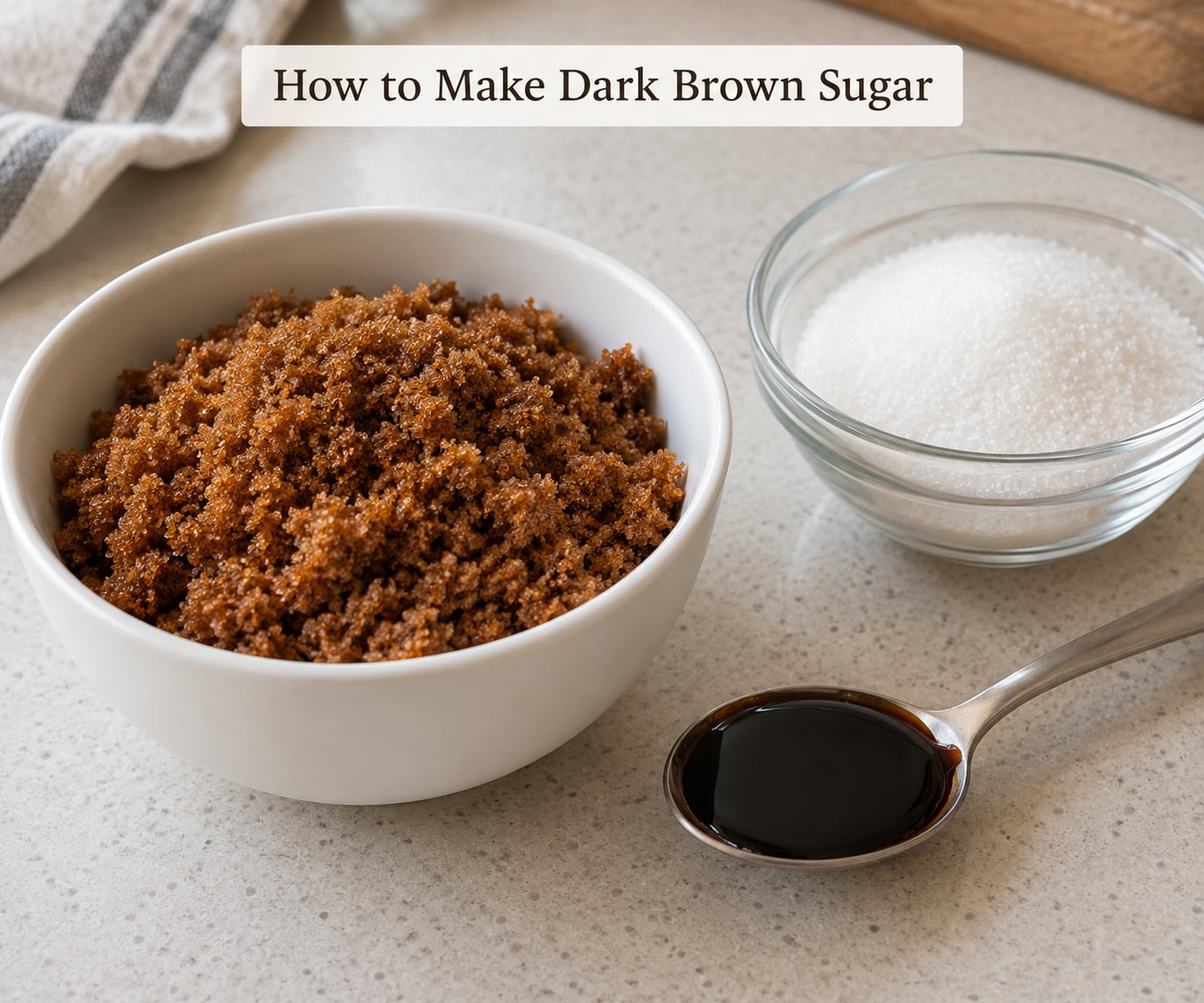 How to Make Dark Brown Sugar
