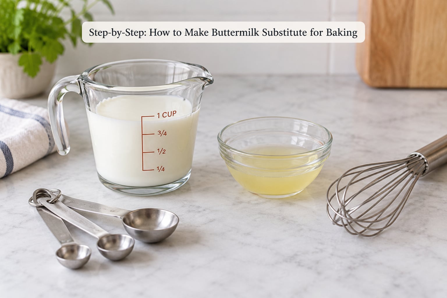 Step-by-Step: How to Make Buttermilk Substitute for Baking