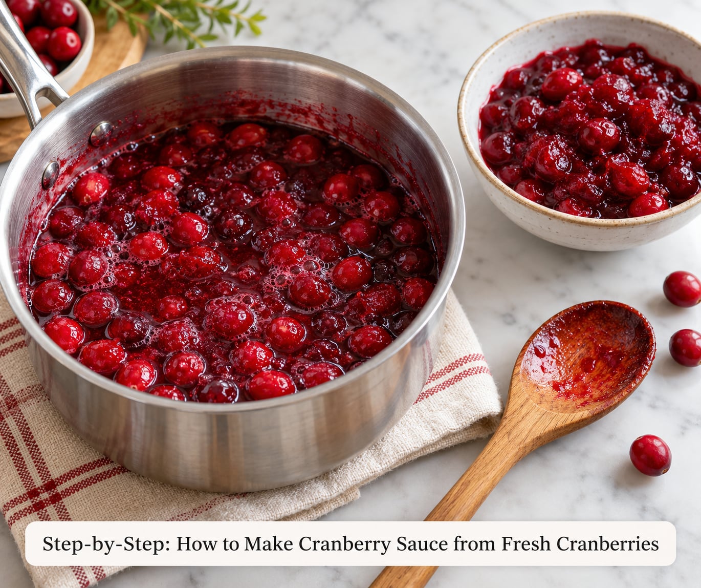 Step-by-Step: How to Make Cranberry Sauce from Fresh Cranberries