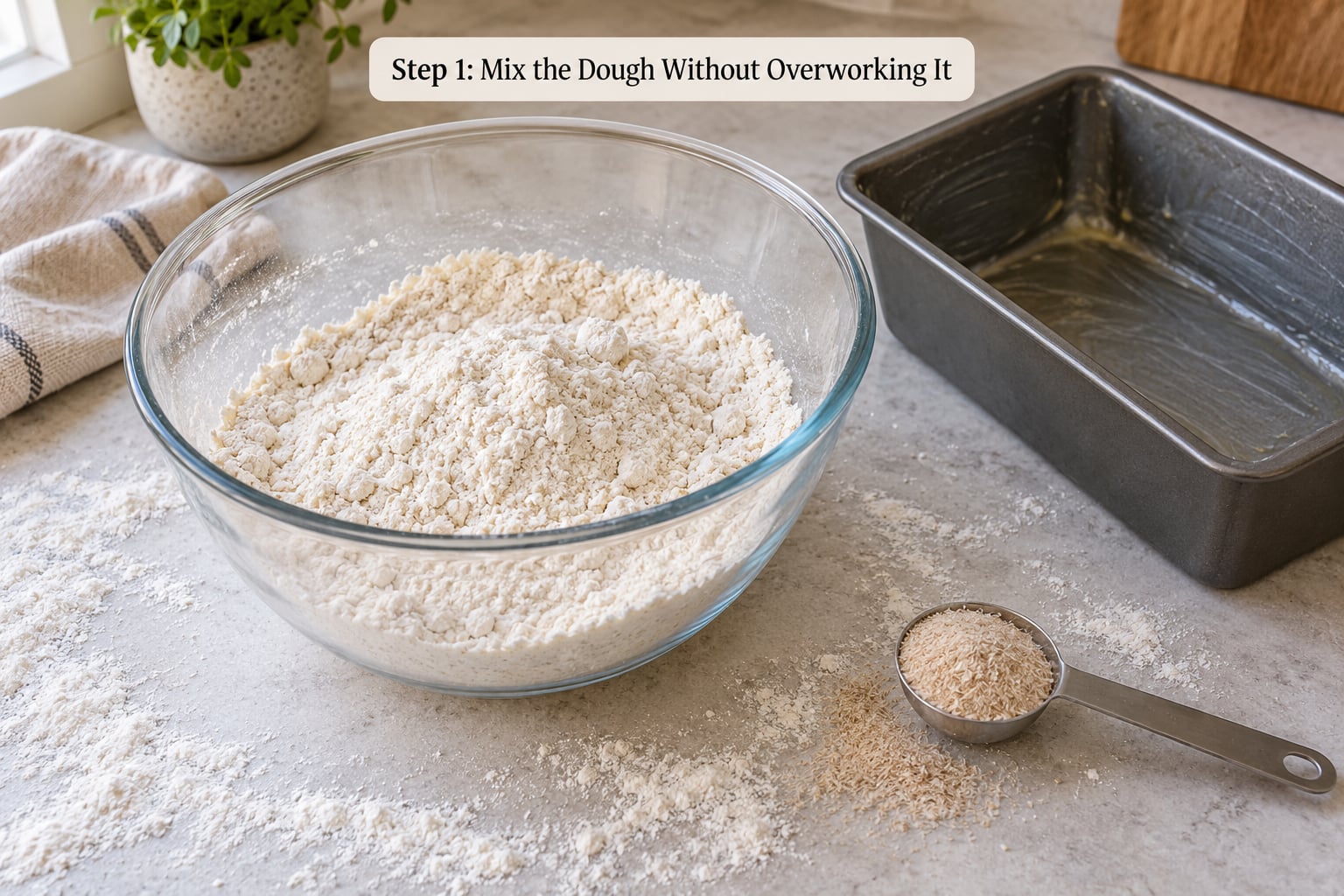 Step 1: Mix the Dough Without Overworking It