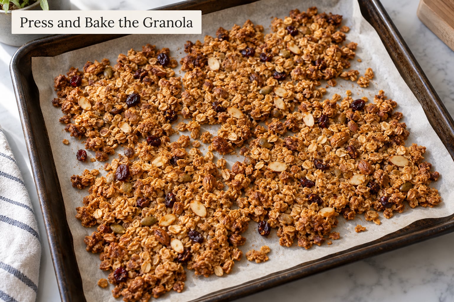 Press and Bake the Granola