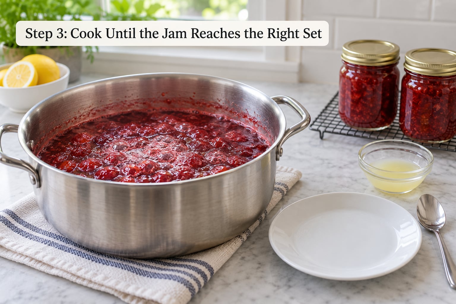 Step 3: Cook Until the Jam Reaches the Right Set