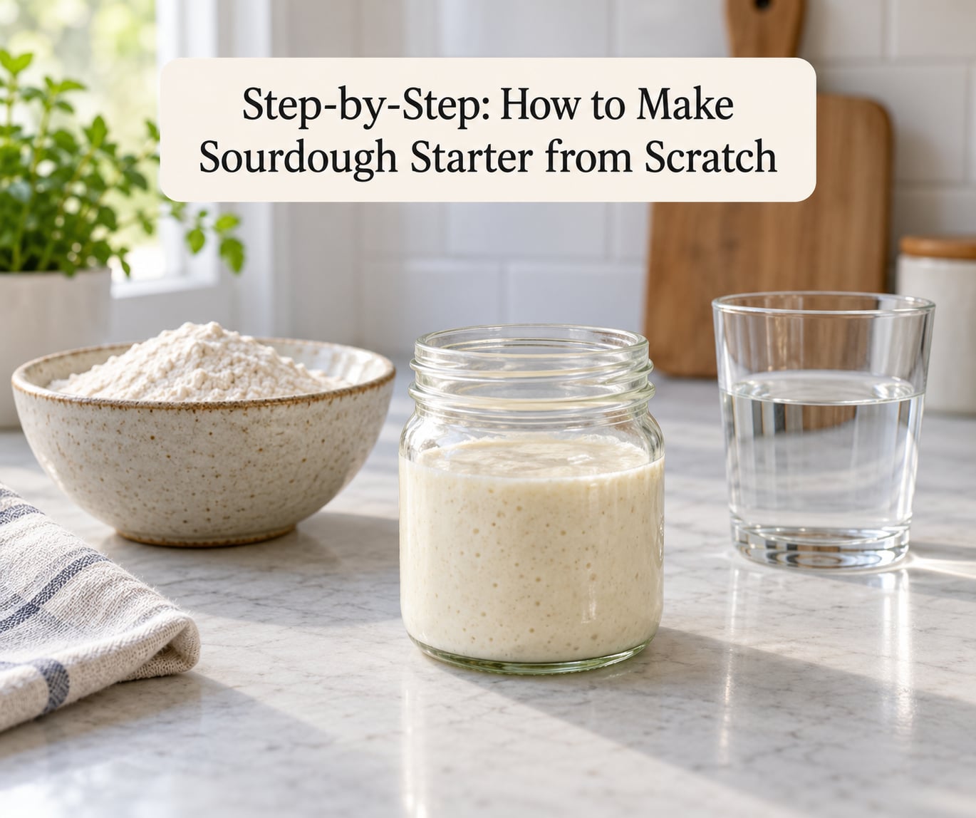 Step-by-Step: How to Make Sourdough Starter from Scratch