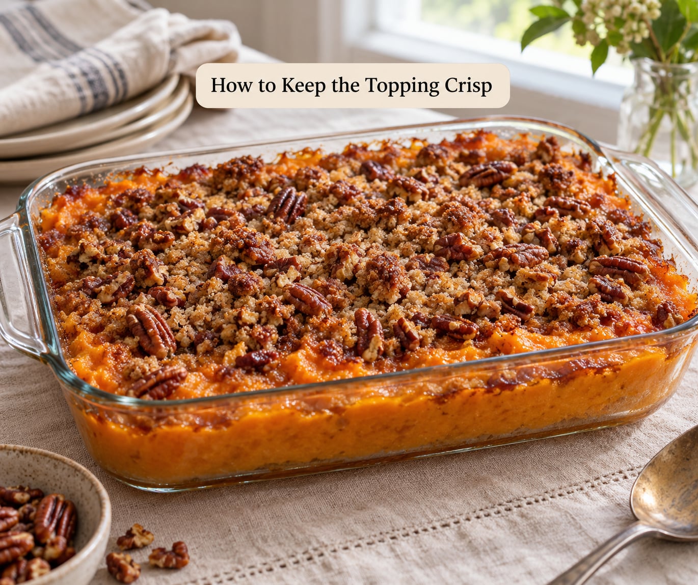 How to Keep the Topping Crisp