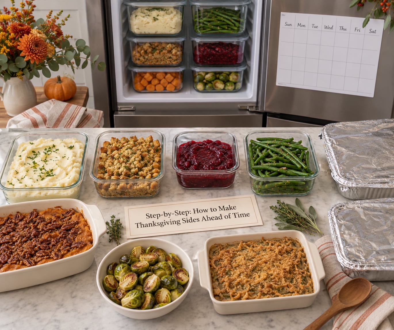 Step-by-Step: How to Make Thanksgiving Sides Ahead of Time