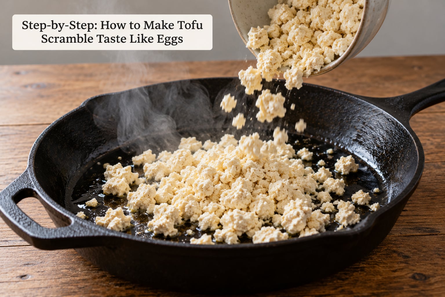 Step-by-Step: How to Make Tofu Scramble Taste Like Eggs