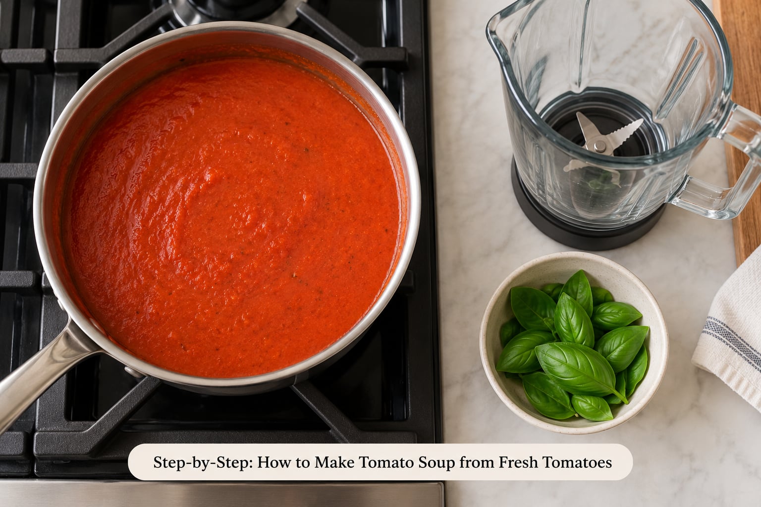 Step-by-Step: How to Make Tomato Soup from Fresh Tomatoes