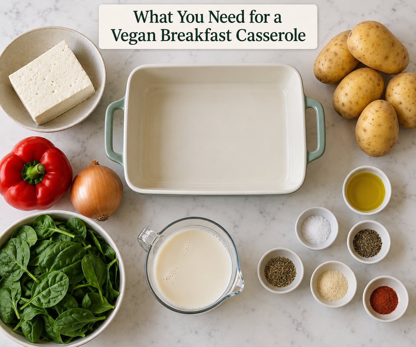 What You Need for a Vegan Breakfast Casserole