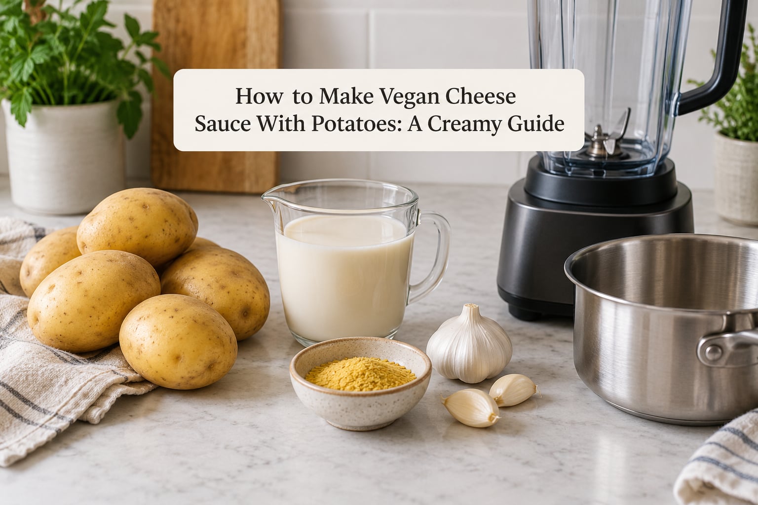 How to Make Vegan Cheese Sauce With Potatoes: A Creamy Guide