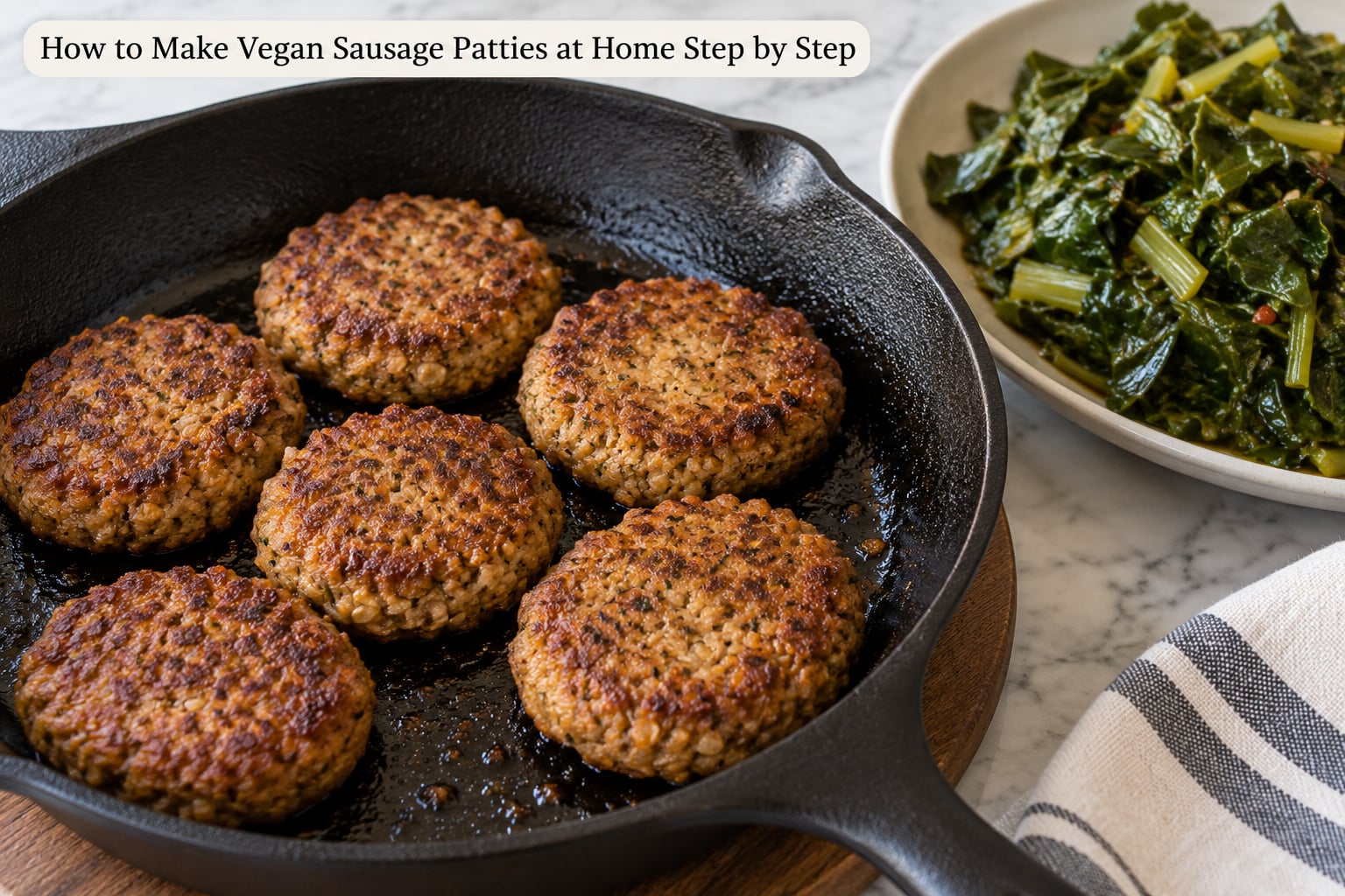 How to Make Vegan Sausage Patties at Home Step by Step