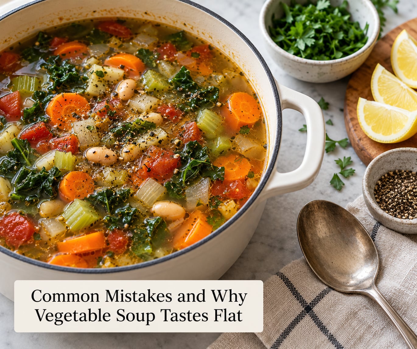 Common Mistakes and Why Vegetable Soup Tastes Flat