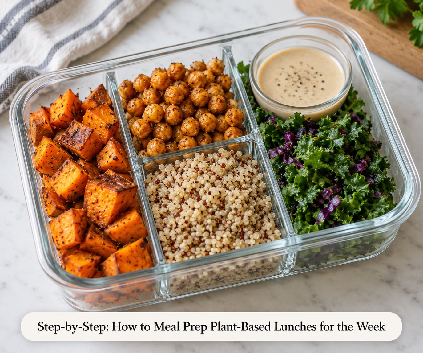 Step-by-Step: How to Meal Prep Plant-Based Lunches for the Week