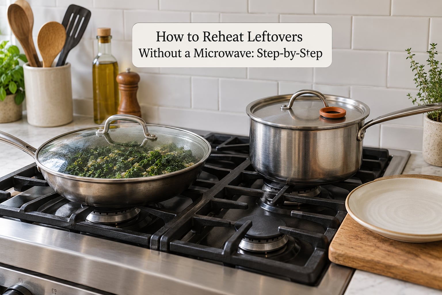 How to Reheat Leftovers Without a Microwave: Step-by-Step