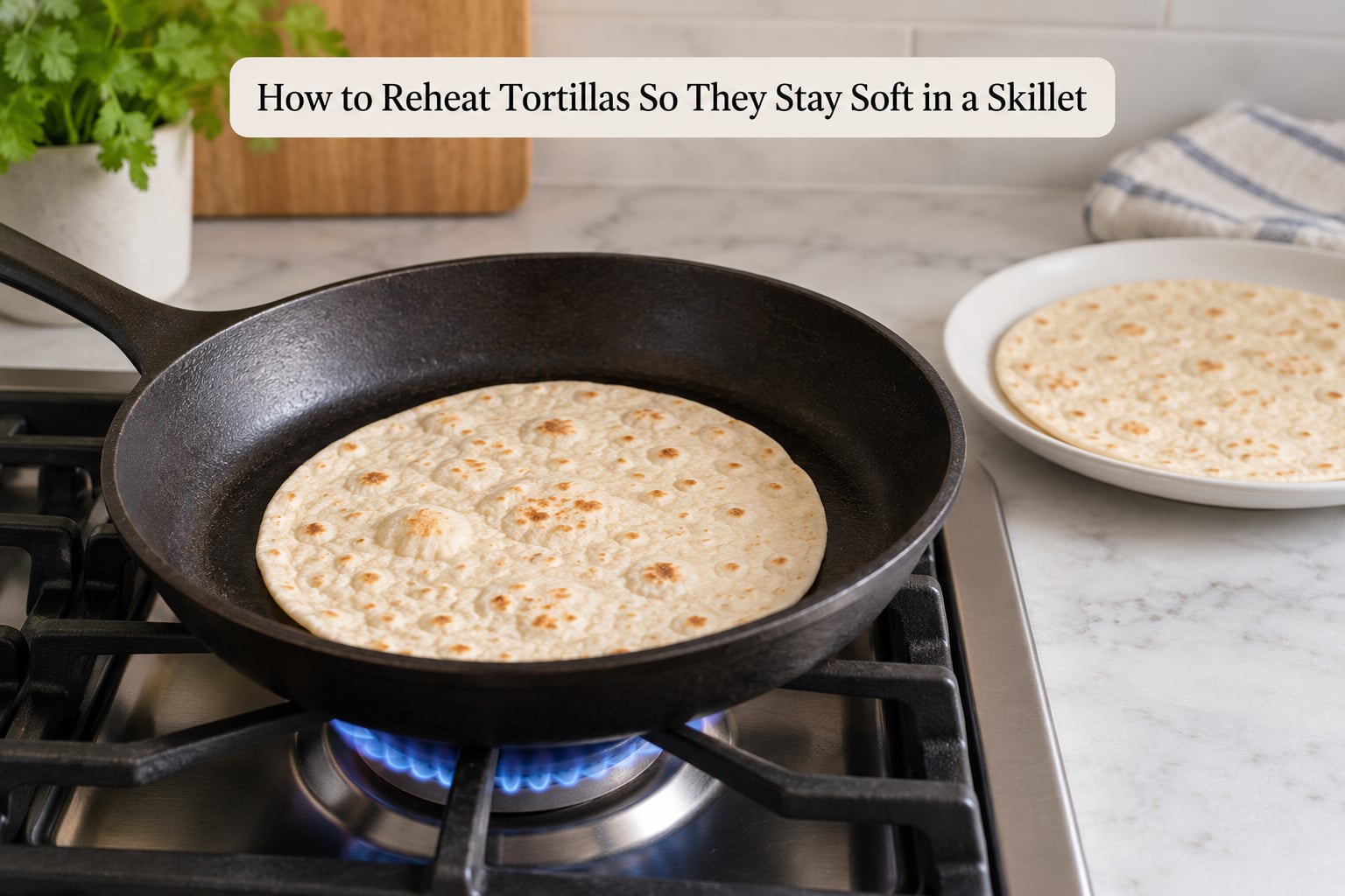 How to Reheat Tortillas So They Stay Soft in a Skillet