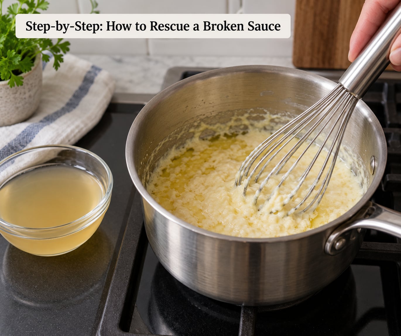 Step-by-Step: How to Rescue a Broken Sauce