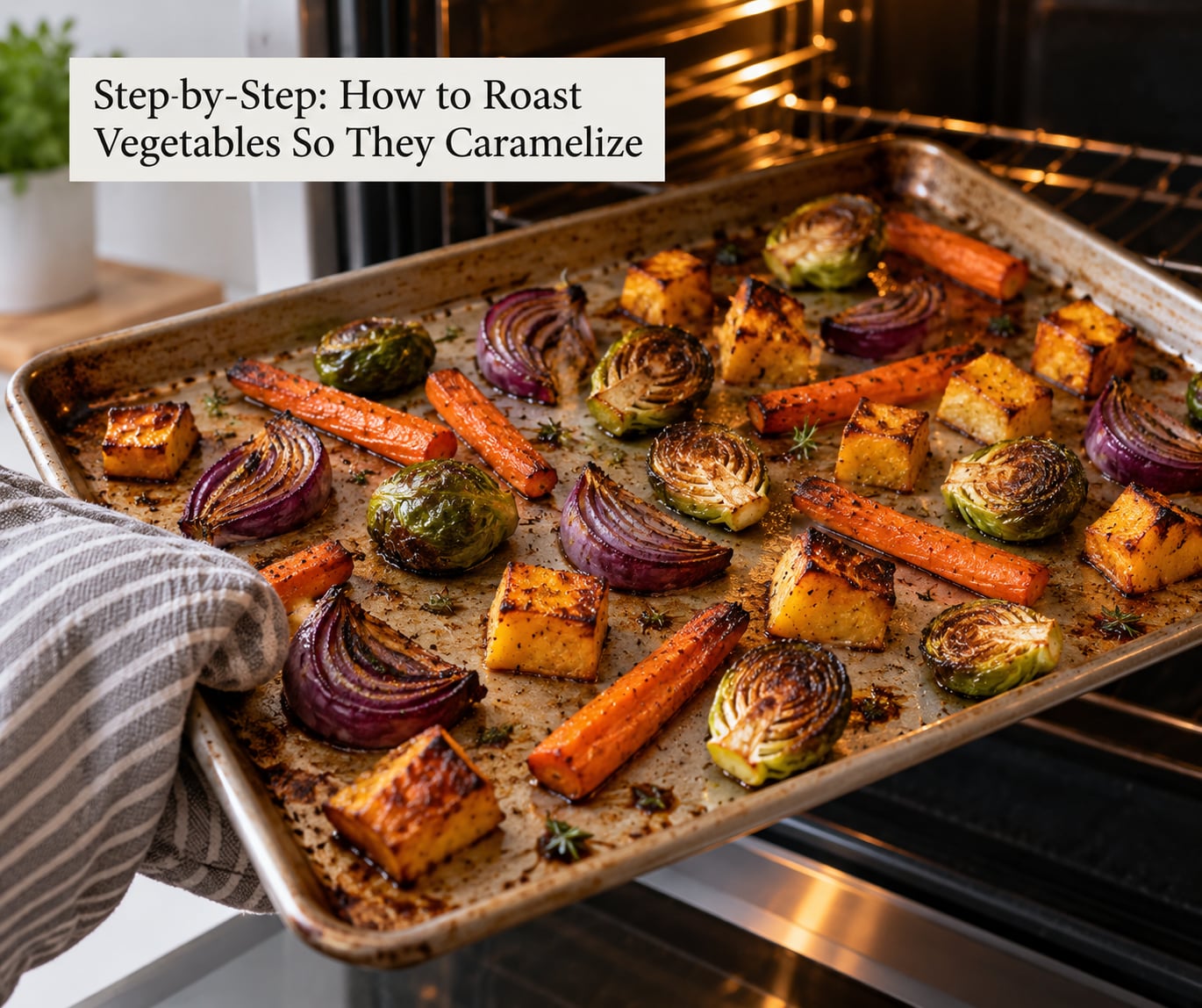 Step-by-Step: How to Roast Vegetables So They Caramelize
