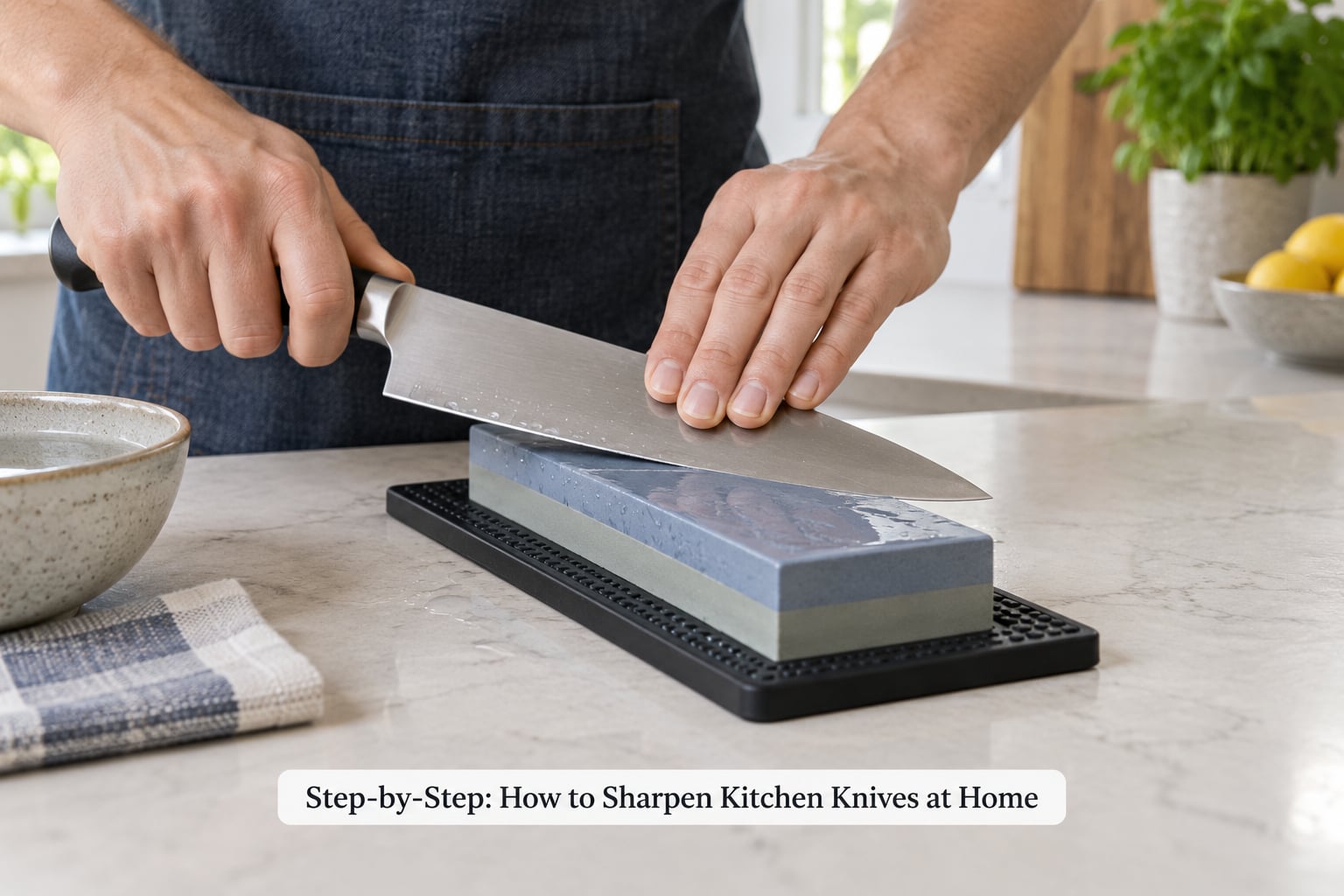 Step-by-Step: How to Sharpen Kitchen Knives at Home