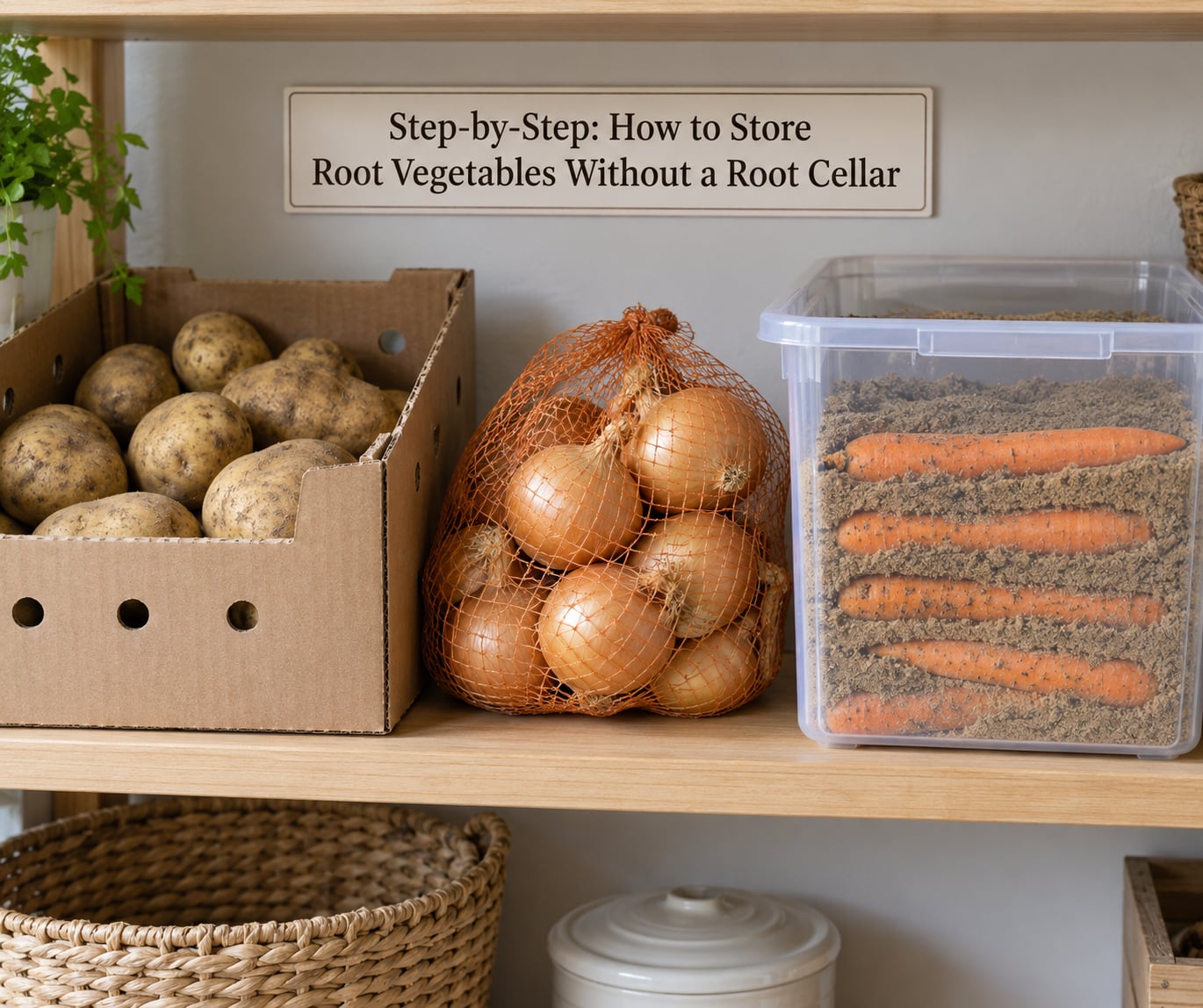 Step-by-Step: How to Store Root Vegetables Without a Root Cellar