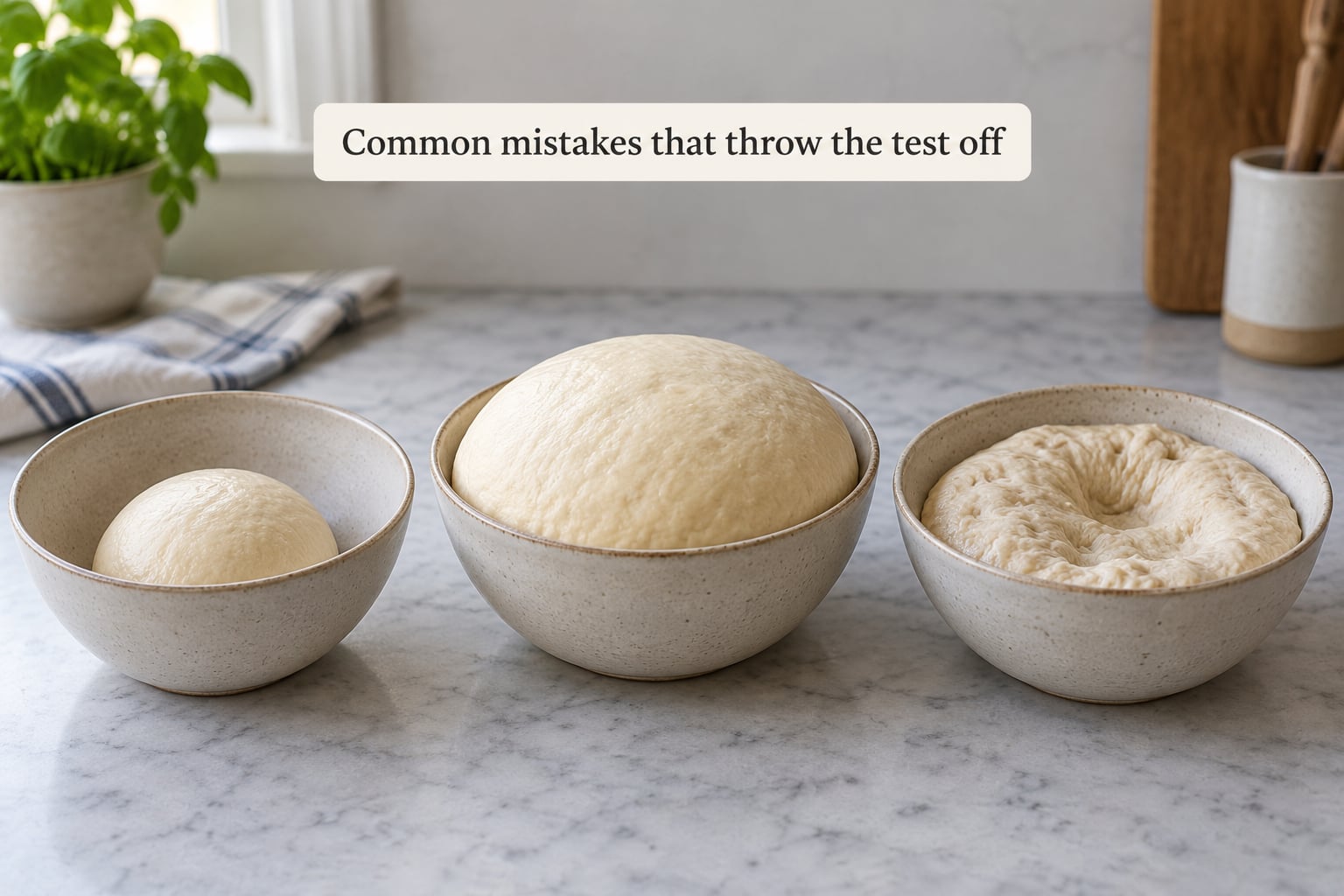 Common mistakes that throw the test off