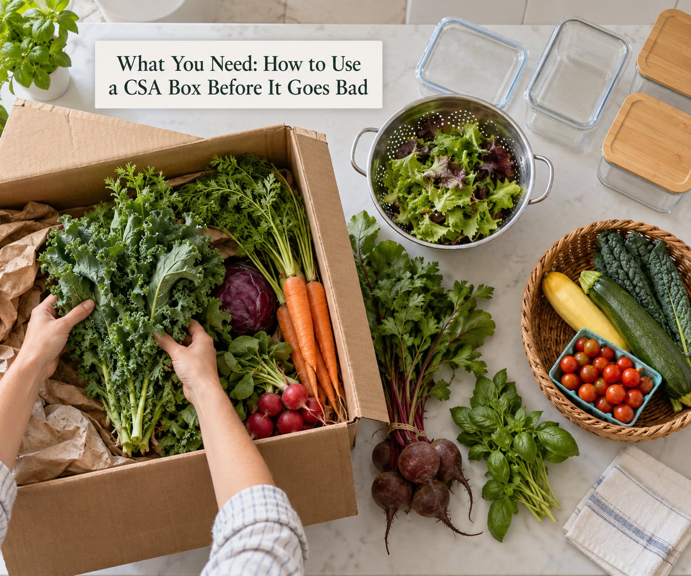 What You Need: How to Use a CSA Box Before It Goes Bad