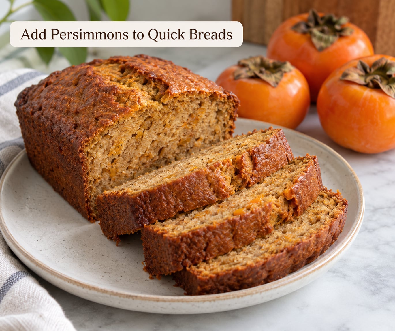 Add Persimmons to Quick Breads