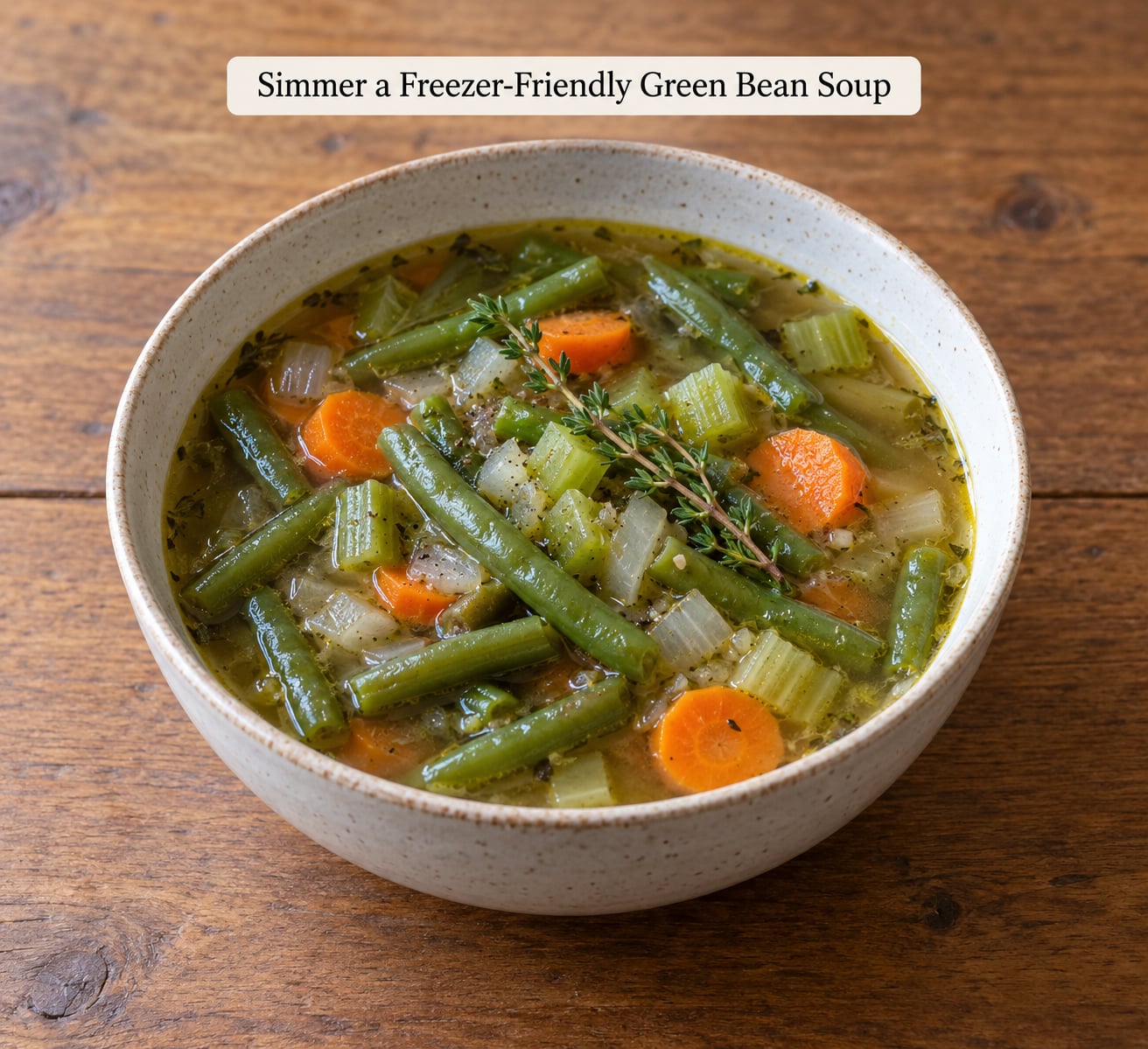 Simmer a Freezer-Friendly Green Bean Soup